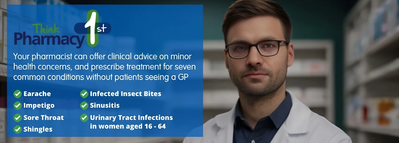 use your pharmacy for minor illnesses and ailments before seeing your doctor